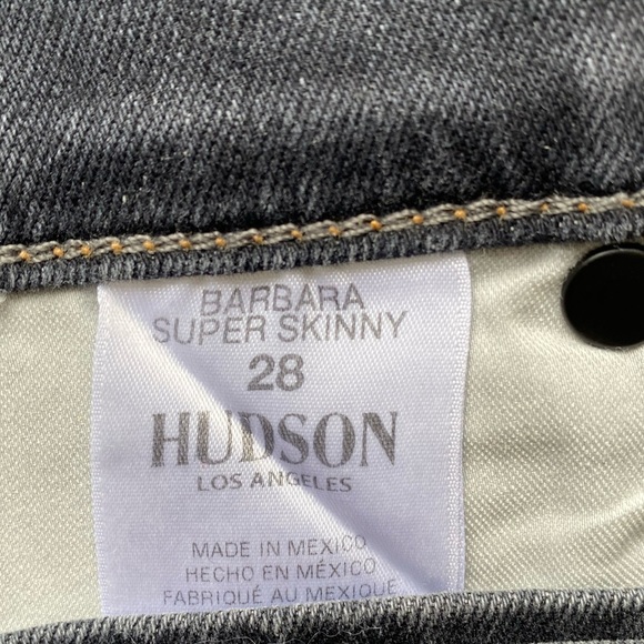 NWT Hudson Women’s Super Skinny Jeans Size 28 - Picture 7 of 10